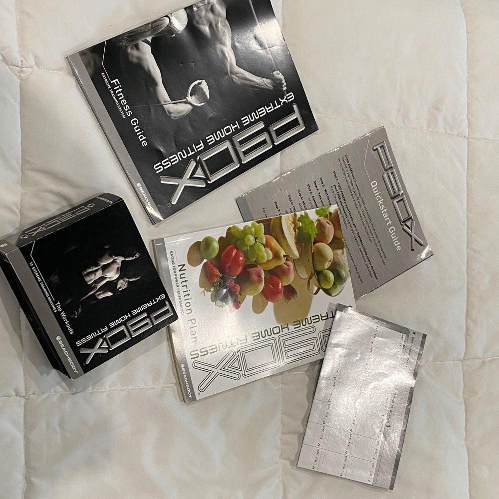 NEW 12 dvd Beachbody P90X Workout program with guides